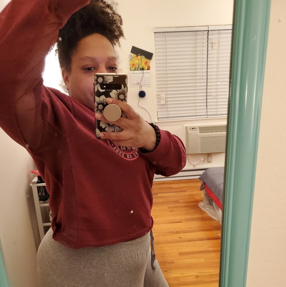 Long Sleeve Crop Hoodie